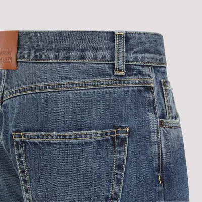 Alexander Mcqueen Alexander Mc Queen Jeans With Logo Detail In Blue