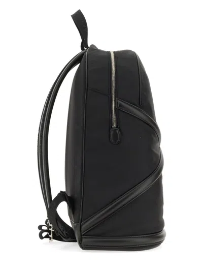 Alexander Mcqueen Harness Backpack In Black