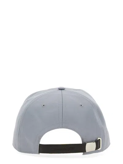 Alexander Mcqueen Logo Printed Baseball Cap In Gray