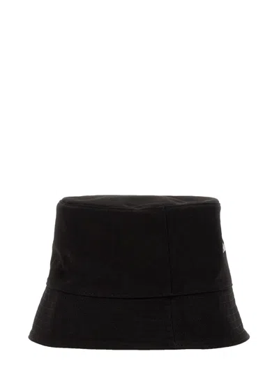 Alexander Mcqueen Mcqueen Logo Bucket Hat In Black