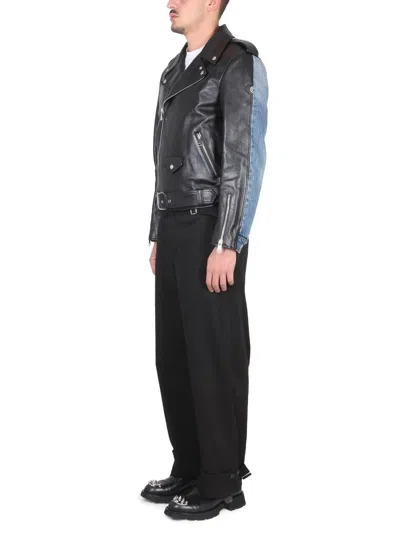 Alexander Mcqueen Straight-leg Tailored Trousers In Black