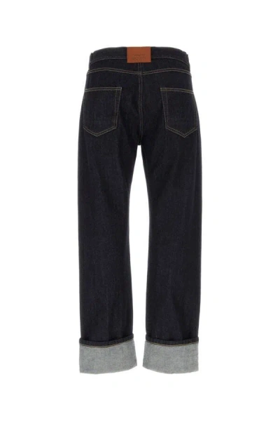 Alexander Mcqueen Turn-up Jeans In Blue