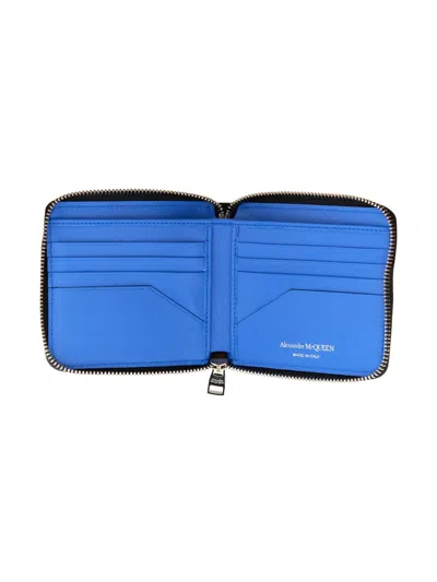 Alexander Mcqueen Men Harness Wallet In Black