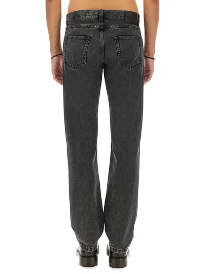 Alexander Mcqueen Alexander Mc Queen "metal Plate" Jeans In Black