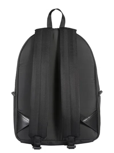 Alexander Mcqueen Black Graffiti Metropolitan Printed Backpack In Black
