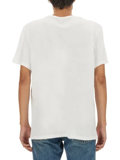 Alexander Mcqueen Men's Skull Print T Shirt In White