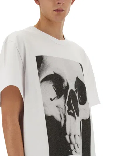 Alexander Mcqueen Alexander Mc Queen Skull Print T Shirt In White