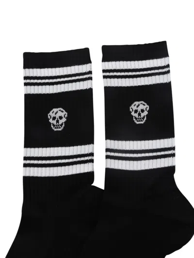 ALEXANDER MCQUEEN ALEXANDER MCQUEEN MEN SPORTS SKULL SOCKS 