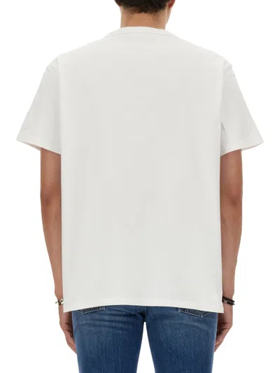 Alexander Mcqueen Alexander Mc Queen Skeleton Band T Shirt In White