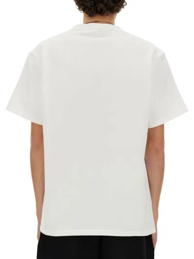 Alexander Mcqueen Alexander Mc Queen Reflected Logo T Shirt In White