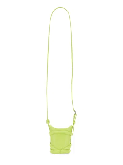 Alexander Mcqueen The Curve Mini Bag In Green