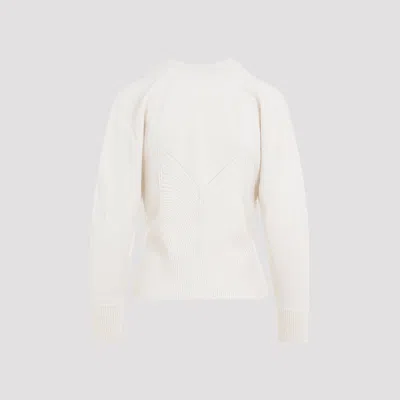 Alexander Mcqueen Sweater In White