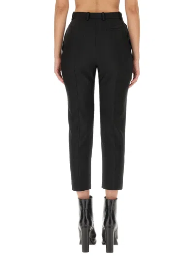 Alexander Mcqueen Alexander Mc Queen Cigarette Trousers In Black