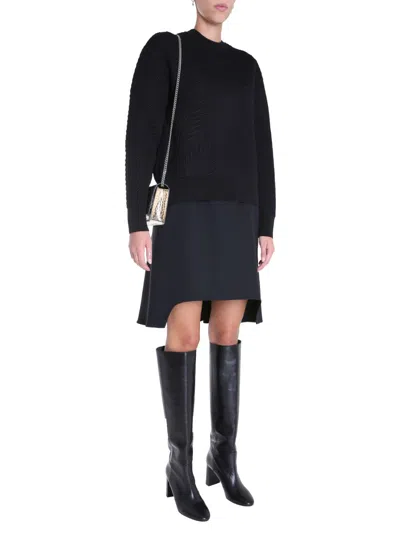 Alexander Mcqueen Women's Crew Neck Sweater In Black