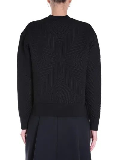 Alexander Mcqueen Women's Crew Neck Sweater In Black