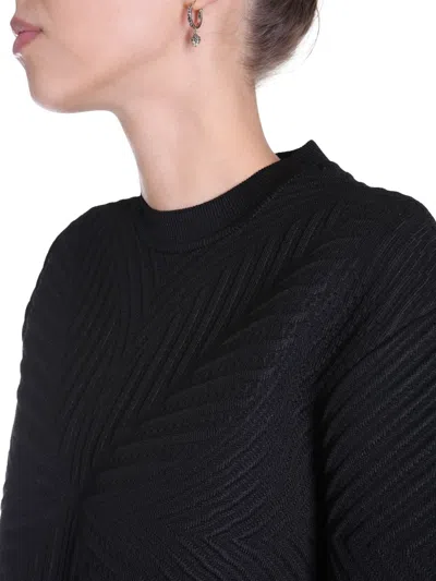 Alexander Mcqueen Women's Crew Neck Sweater In Black