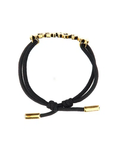 Alexander Mcqueen Graffiti Bracelet In Black