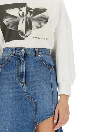 Alexander Mcqueen Alexander Mc Queen Sweatshirt With Logo In Multicolor