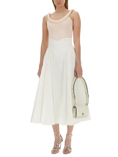 Alexander Mcqueen Tops With Logo In Pink
