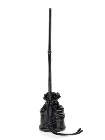 Alexander Mcqueen Women The Soft Curve Bag In Black
