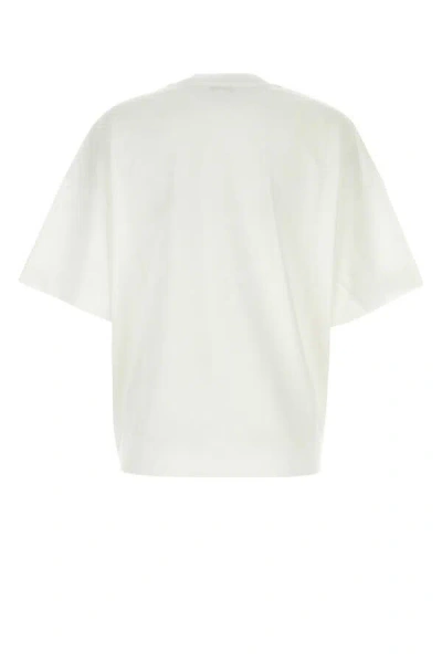 Alexander Mcqueen Seal Logo T-shirt In Nero In White