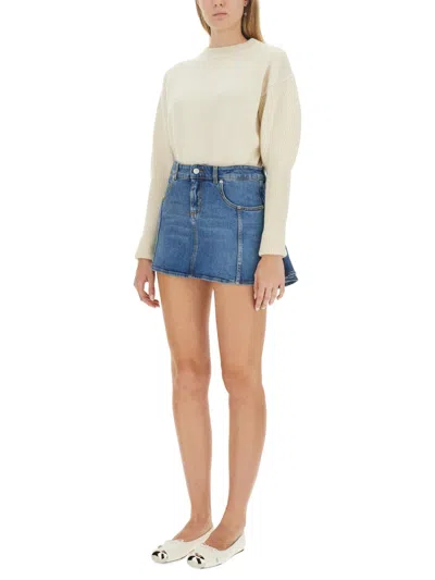 Alexander Mcqueen Alexander Mc Queen Wool Jersey. In Cream