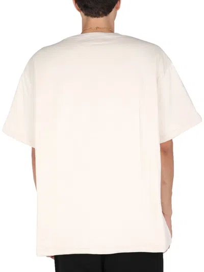Ambush Embroidered Logo T-shirt In Cream