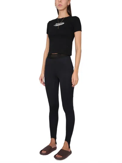 Ambush Short-sleeved Crewneck T-shirt In Black