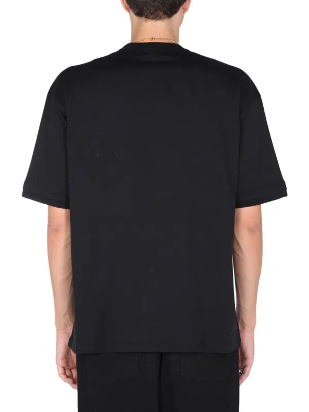 Tシャツ・カットソー AMBUSH T-SHIRT WITH ICONIC CHAIN (BMAA010_F21JER0011003) Ambush Men T-shirt With Iconic Chain In Black | ModeSens