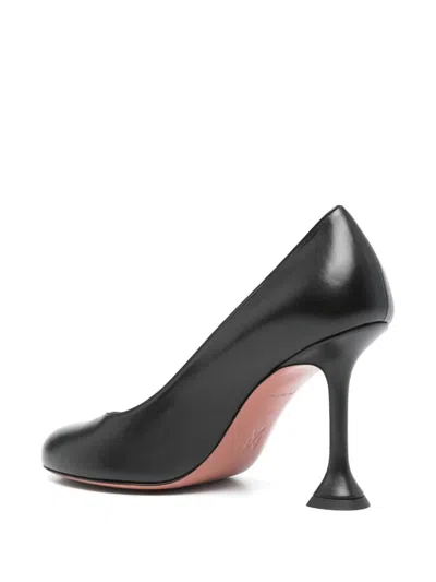 Amina Muaddi Women Iris Pump 95 Nappa Black 95 Mm Mini In Multicolor