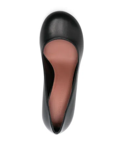 Amina Muaddi Women Iris Pump 95 Nappa Black 95 Mm Mini In Multicolor