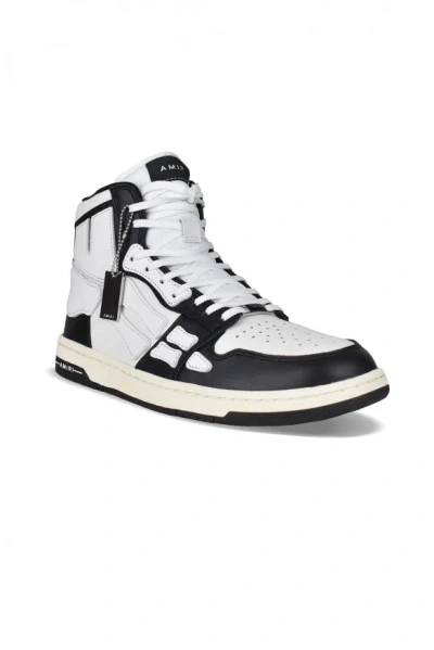 Amiri Men's Skel-top Hi Leather Bones High-top Sneakers In White