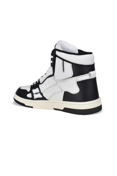 Amiri Men's Skel-top Hi Leather Bones High-top Sneakers In White