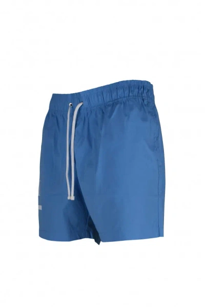 Amiri Logo-print Shorts In Blue