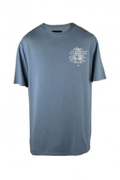 Amiri Men T-shirt In Blue