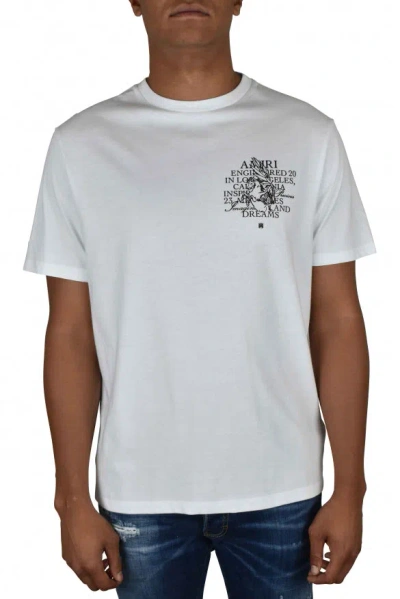 Amiri Logo-print Cotton T-shirt In White