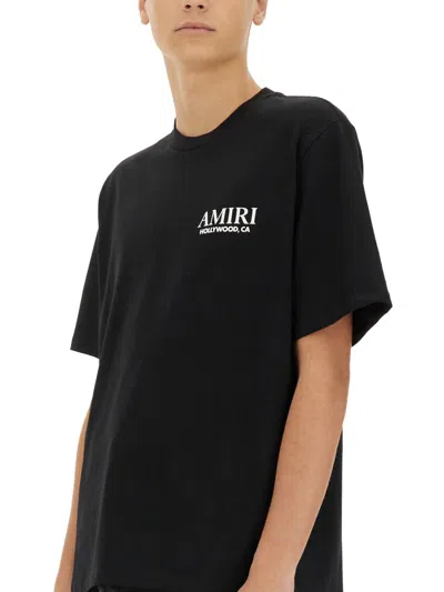 Amiri Mens Black Bones Stacked Short-sleeve Cotton-jersey T-shirt In Black