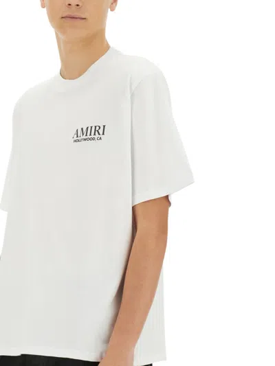 Amiri Men T-shirt With Logo In White