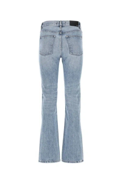 Amiri Light Blue Straight Leg Jeans In Blue