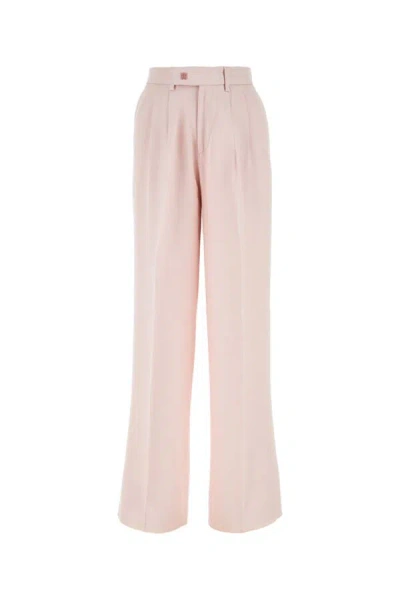 Amiri Light Pink Viscose Wide-leg Pant In Pink