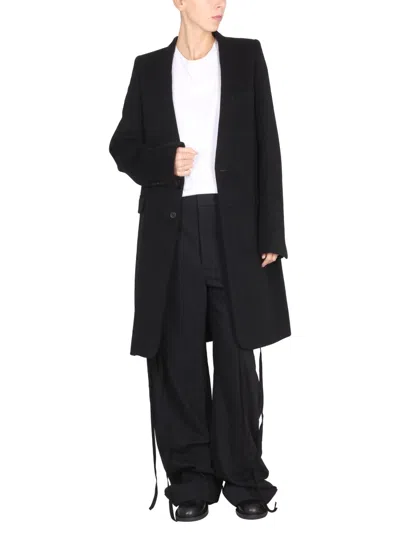 Ann Demeulemeester Celine Coat In Black