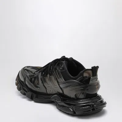 Balenciaga Black Track Jelly Low Sneaker Men In Black