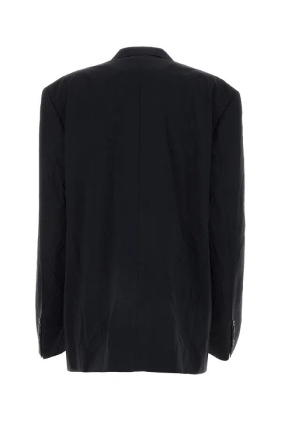 Balenciaga Oversized Single-breasted Blazer In Black