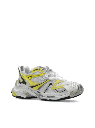 Shop Balenciaga Men Runner 2 Sneakers In Multicolor