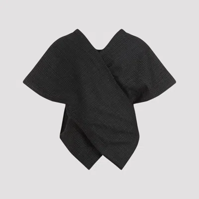 Balenciaga Tailored Pants Wool Top In Black