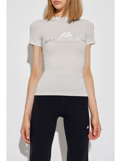Balenciaga Activewear T-shirt In Multicolor