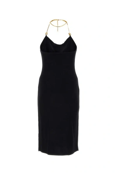Bottega Veneta Sleeveless Midi Dress In Black