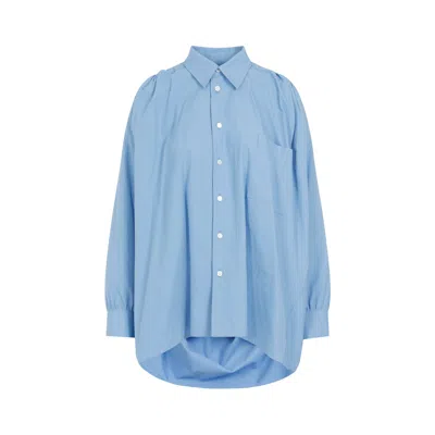 Bottega Veneta Cotton Shirt -  Admiral - 4255 Admiral In Blue