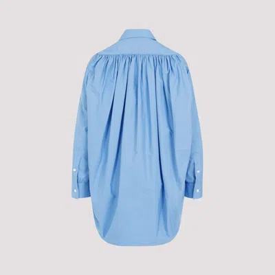 Bottega Veneta Cotton Shirt -  Admiral - 4255 Admiral In Blue