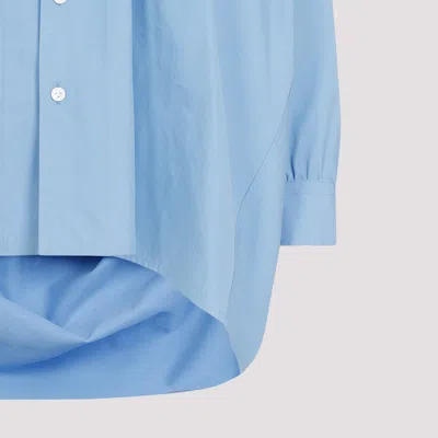 Bottega Veneta Cotton Shirt -  Admiral - 4255 Admiral In Blue